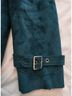 Forever 21 100% Polyester Teal Faux Leather Jacket Size S - photo 7