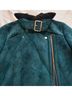 Forever 21 100% Polyester Teal Faux Leather Jacket Size S - photo 12