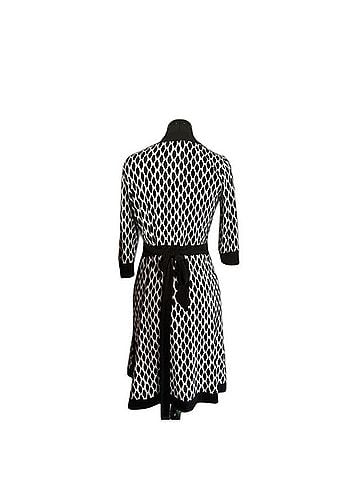 Alfani Geometric Wrap Dress Casual Dress (view 2)