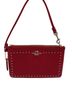 Coach 100% Leather Red Leather Wristlet One size - photo 1