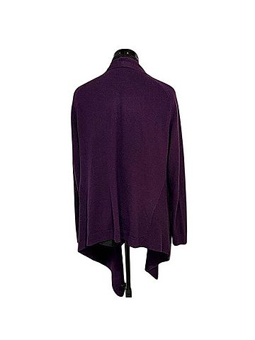 Sweet Romeo Draped Open Front Cardigan Jacket (view 2)