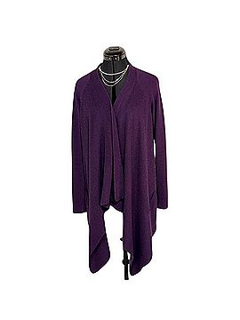 Sweet Romeo Draped Open Front Cardigan Jacket (view 1)