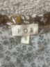 Pol Floral Brown White Short Sleeve Blouse Size S - photo 3