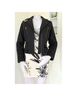 Pink Tartan Black Gold Wool Coat Size 4 - photo 5