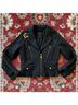 Pink Tartan Black Gold Wool Coat Size 4 - photo 8