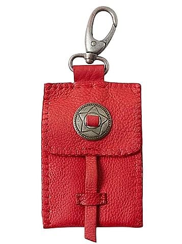 Free People Concho Keychain Leather Card Holder (view 1)