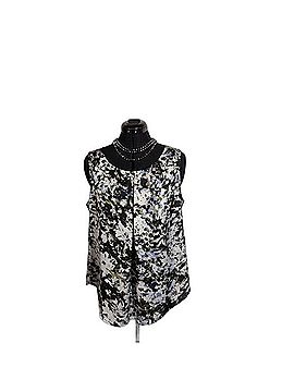 Nine West Sleeveless Abstract Floral Blouse Sleeveless T-Shirt (view 1)