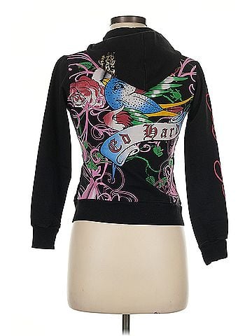 Ed Hardy Ed Hardy Zip Up Hoodie (view 2)