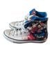 Converse Graphic White Red Blue Sneakers Size 8 - photo 2