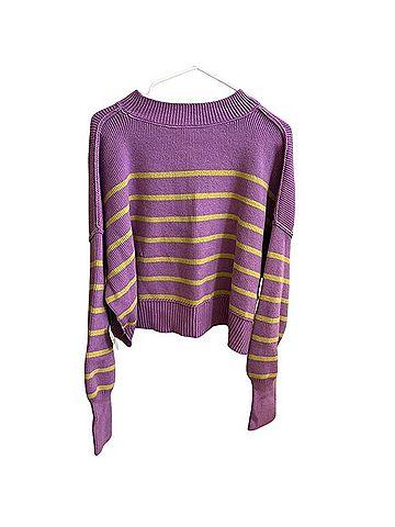 Free People Iris Orchid Combo Pullover Sweater (view 2)