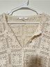 FRAME Crochet Granny Square Button-Front Cardigan Top Cardigan - photo 5