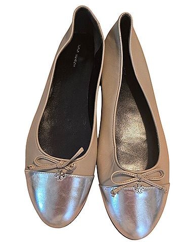 Tory Burch Capped Toe Ballet Flats (view 1)