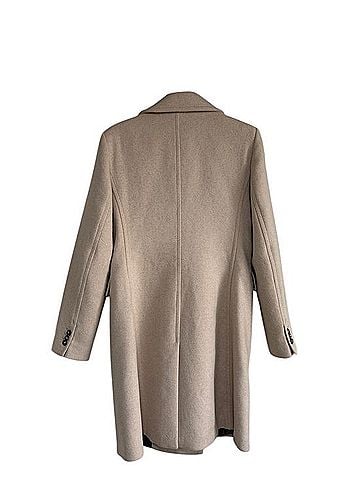 Mango Pea Coat Double-Breasted Wool Blend Coat (view 2)
