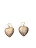 Another Line 100% Other Hearts Gold Ear Muffs One size - photo 1