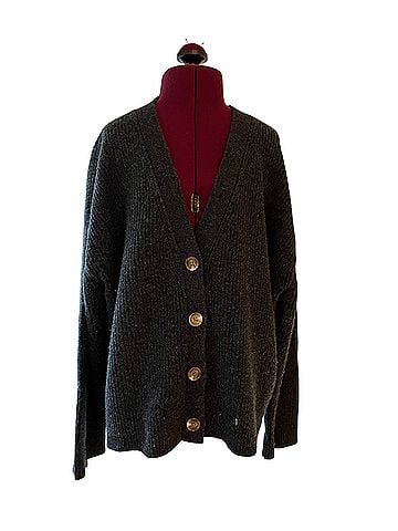 Quince Oversized Fisherman Cashmere Cardigan (view 1)