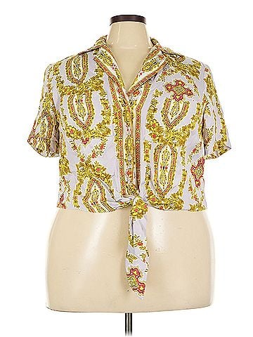 Anthropologie Anthropologie Short Sleeve Blouse (view 1)