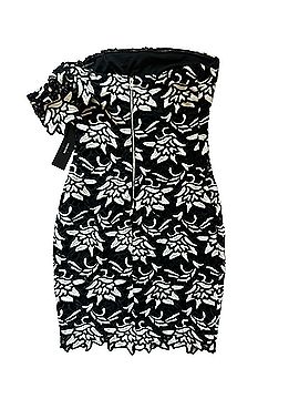Lulus Black and White Lace Mini Cocktail Dress (view 2)