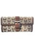 Michael Kors Chevron-herringbone Brown Tan Wallet One size - photo 1