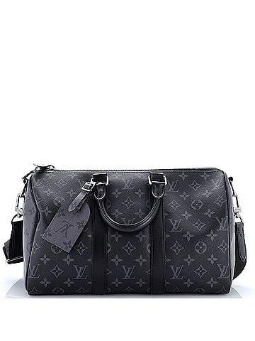 Louis Vuitton Keepall Bandouliere Bag Reverse Monogram Eclipse Canvas 35 (view 1)