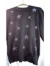 Nanette Lepore Stars Black Silver Pullover Sweater Size L - photo 6
