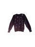 Nanette Lepore Stars Black Silver Pullover Sweater Size L - photo 1