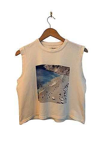 Madewell Graphic Crew Neck Muscle Tee Sleeveless T-Shirt (view 1)