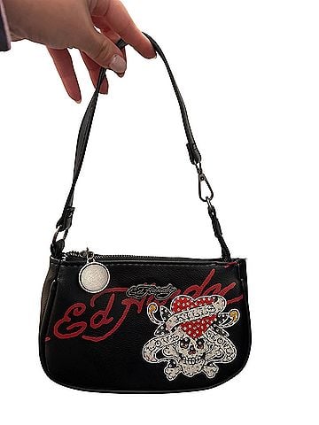 Ed Hardy Leather Shoulder Bag (view 1)