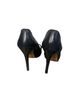 L.A.M.B. 100% Leather Black Heels Size 9 1/2 - photo 5