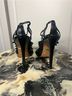 L.A.M.B. 100% Leather Black Heels Size 8 1/2 - photo 11