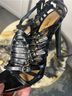 L.A.M.B. 100% Leather Black Heels Size 8 1/2 - photo 14