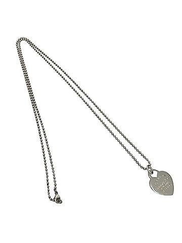 Tiffany & Co. TIFFANY&amp;Co. Tiffany Return to Heart Ball Chain Necklace, Sterling Silver 925, Accessory, 17216 (view 1)