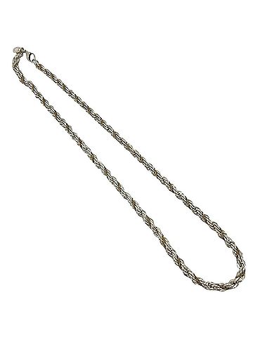 Tiffany & Co. TIFFANY&amp;Co. Tiffany Twist Rope Chain Necklace, Sterling Silver 925, 18K 750YG (Silver and Yellow Gold), Item No. 48833 (view 1)