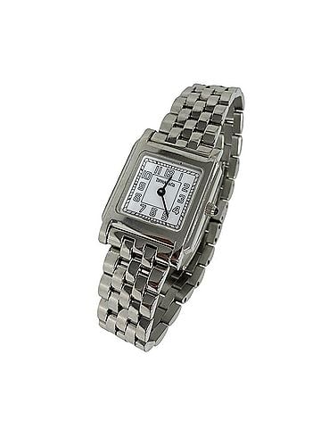 Tiffany & Co. TIFFANY&amp;Co. Tiffany Classic Square Stainless Steel Quartz Watch, Silver, 27018 (view 1)