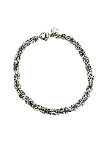 Tiffany & Co. TIFFANY&amp;Co. Tiffany Twist Rope Bracelet, Sterling Silver 925, 18K Yellow Gold 750YG, Accessory, Silver, Item Number 33226 (view 1)