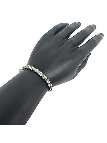 Tiffany & Co. TIFFANY&amp;Co. Tiffany Twist Rope Bracelet, Sterling Silver 925, 18K Yellow Gold 750YG, Accessory, Silver, Item Number 33226 (view 2)