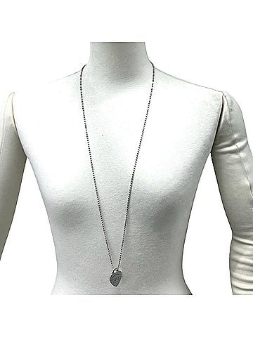 Tiffany & Co. TIFFANY&amp;Co. Tiffany Return to Heart Ball Chain Necklace, Sterling Silver 925, Accessory, Item No. 20382 (view 2)