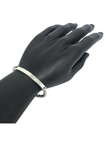 Tiffany & Co. TIFFANY&amp;Co. Tiffany Venetian ID Bracelet, Sterling Silver 925, Accessory, Jewelry, 07tif (view 2)