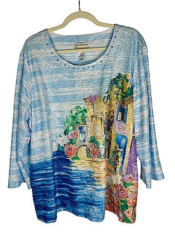 Alfred Dunner Long Sleeve Blouse (view 1)