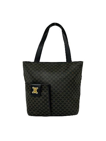 Céline CELINE Macadam Blazon Triomphe Pattern Leather Tote Bag/Shoulder Bag (Brown, 19481) (view 1)