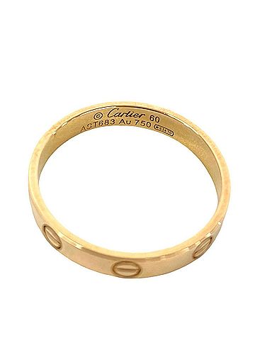 Cartier CARTIER Mini Love Ring, 18K 750PG, Size #60, Pink Gold, Item No. 30650 (view 2)