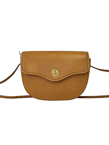 Christian Dior Christian Dior Vintage CD Logo Hardware Leather Shoulder Bag Pouch Brown 42885 (view 1)