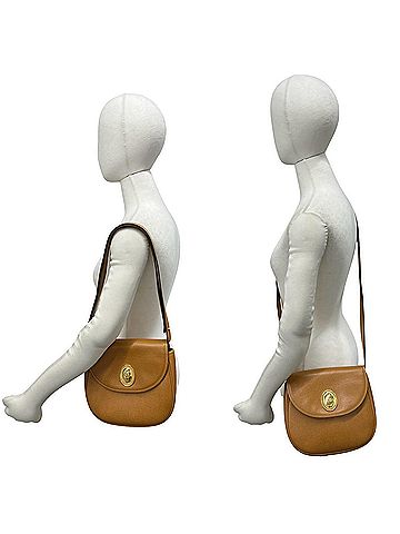 Christian Dior Christian Dior Vintage CD Logo Leather 2-Way Semi-Shoulder Bag/Pochette Brown 43523 (view 2)