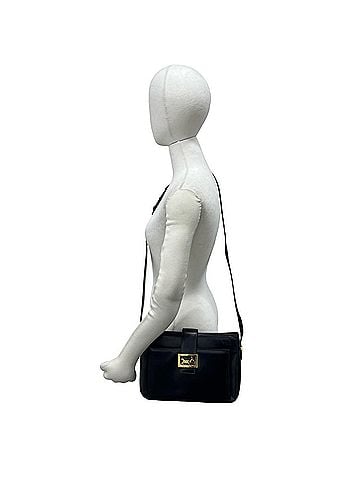 Céline CELINE Celine Leather Shoulder Bag/Pouch/Crossbody Bag with Carriage Hardware - Black 30381 (view 2)