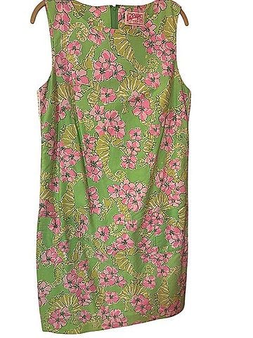 Lilly Pulitzer Originals Gator Print Shift Casual Dress (view 1)