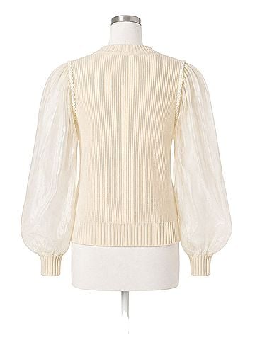 Sea New York James Organza Sleeve Pullover Sweater (view 2)