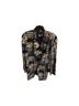 August Silk Floral Multi Color Silk Blazer Size L - photo 1