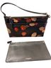 Coach Floral Black Red Tan Leather Clutch One size - photo 1