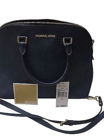 Michael Kors Saffiano Dome Satchel Leather Satchel (view 1)