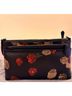 Coach Floral Black Red Tan Leather Clutch One size - photo 7