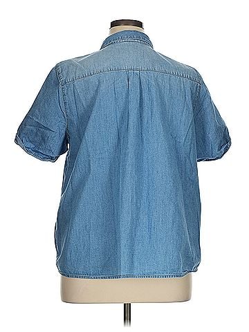 J.Jill J.Jill Short Sleeve Button Down Shirt (view 2)